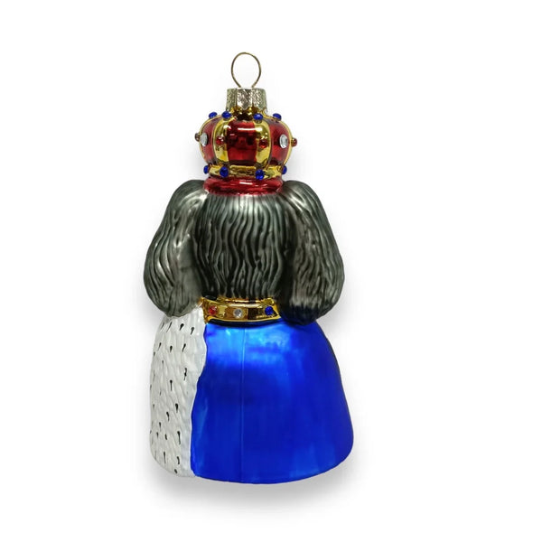 Christmas ornament Cavalier King Charles “God Save the King”