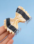Pince à Cheveux Pâte - Farfalle à l'Encre de Seiche