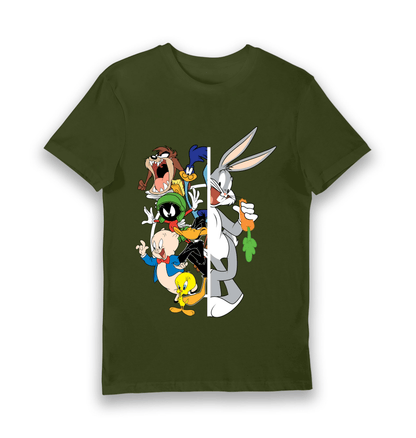 T-shirt Looney Tunes groupe de personnages