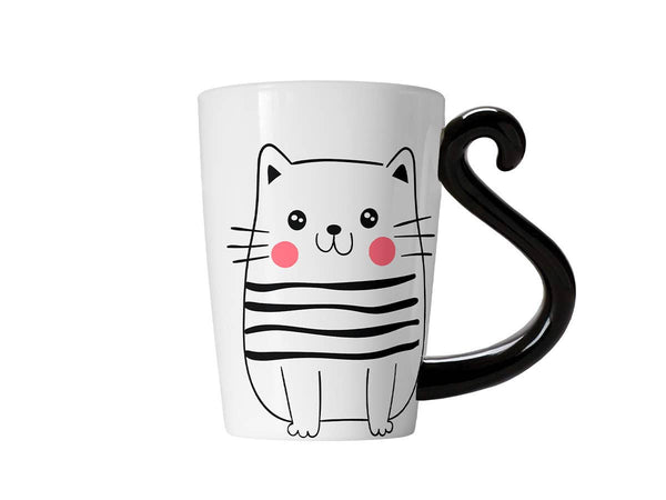 White Cat Mug