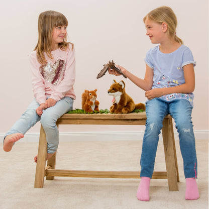 Sitting Red Fox Plush Toy