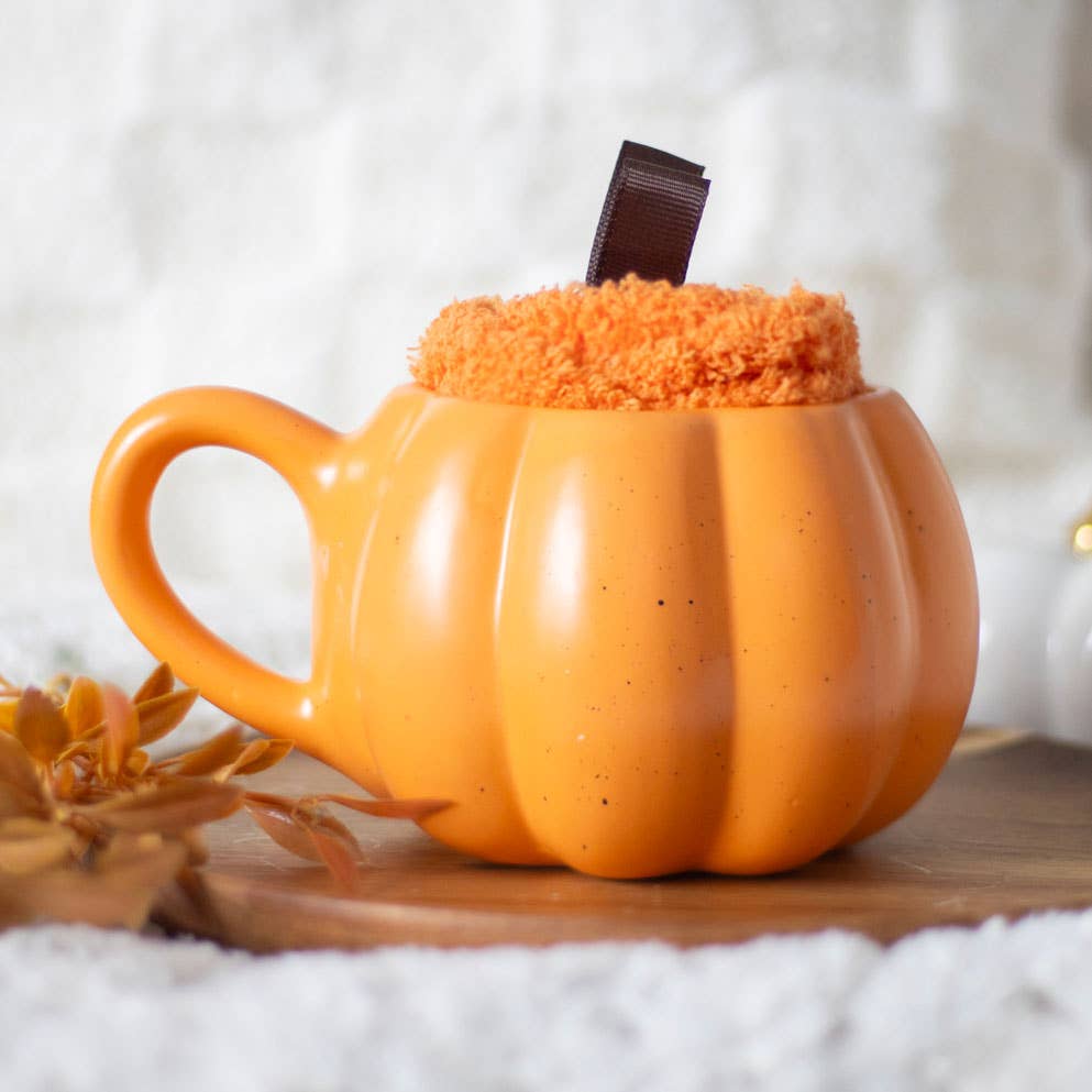Pumpkin Mug &amp; Socks Set