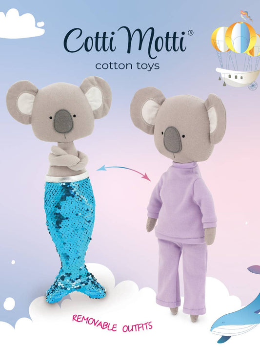 GIFT SET: Annie the Koala Plush + Mermaid Tail