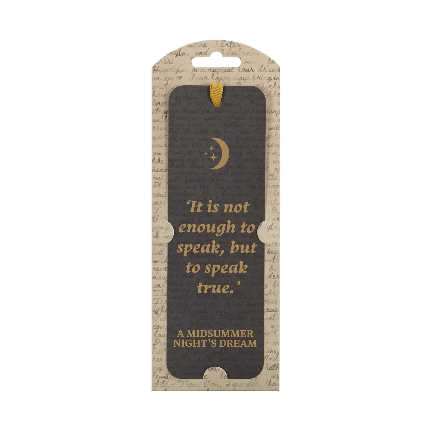 Shakespeare A Midsummer Night's Dream paper bookmark