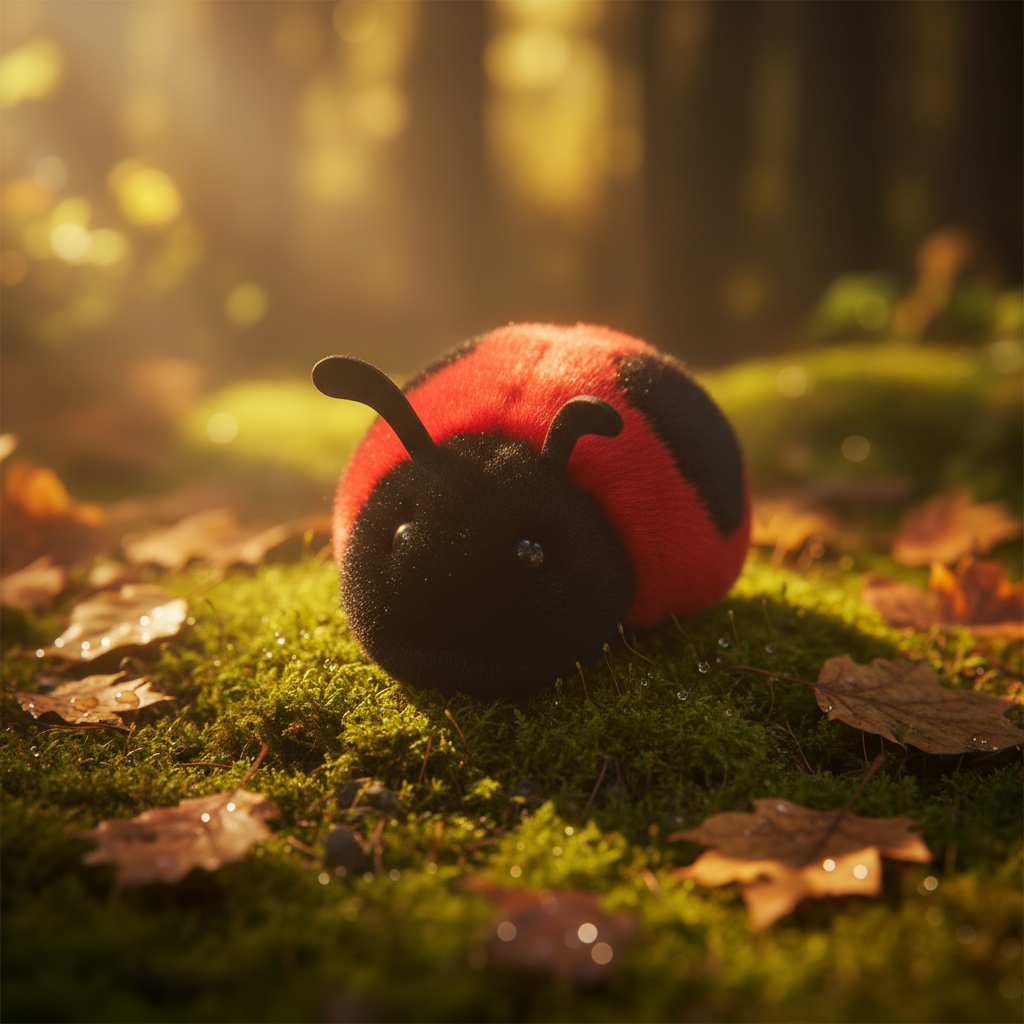 Peluche Coccinella – 11 cm