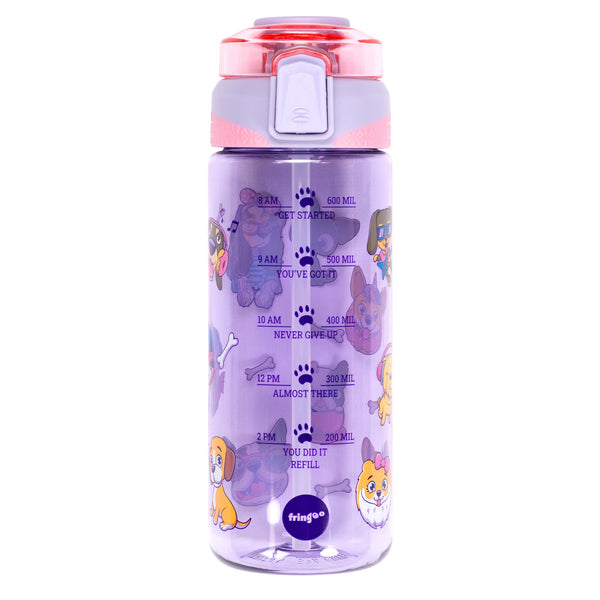 Gourde – Straw Bottle – Fancy chien