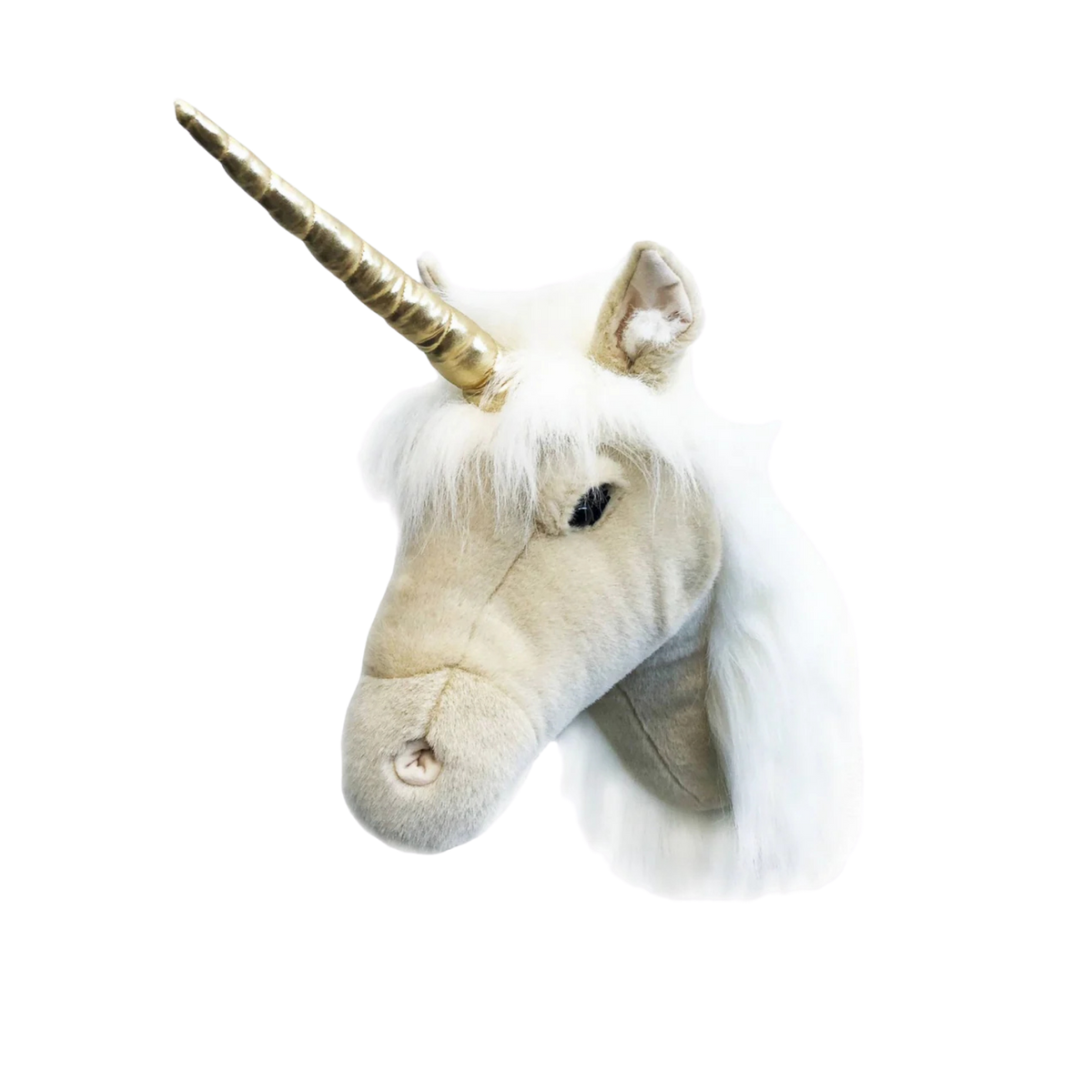 Décoration murale peluche Fay la licorne beige