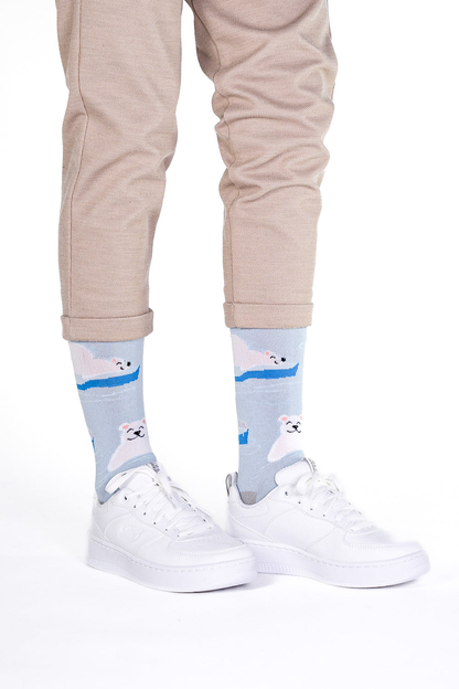 Chaussettes Ours Blancs