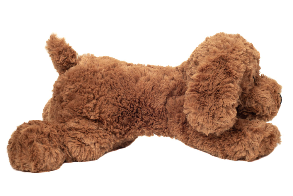 Brauner Hund aus Plüsch – 28 cm