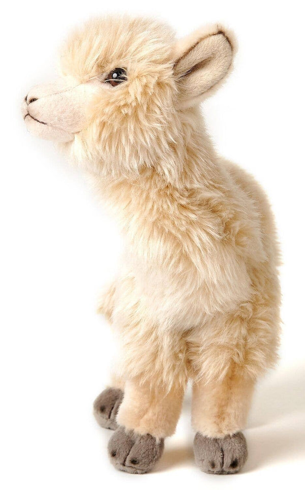 Peluche en alpaga beige debout Uni Toys