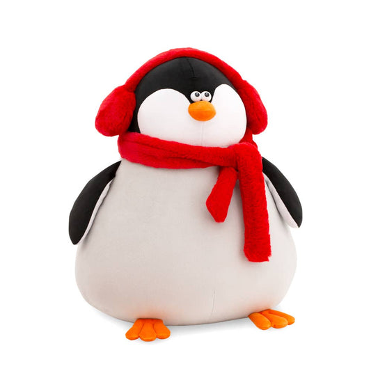 Peluche pingouin avec écharpe - 50 cm - 0+