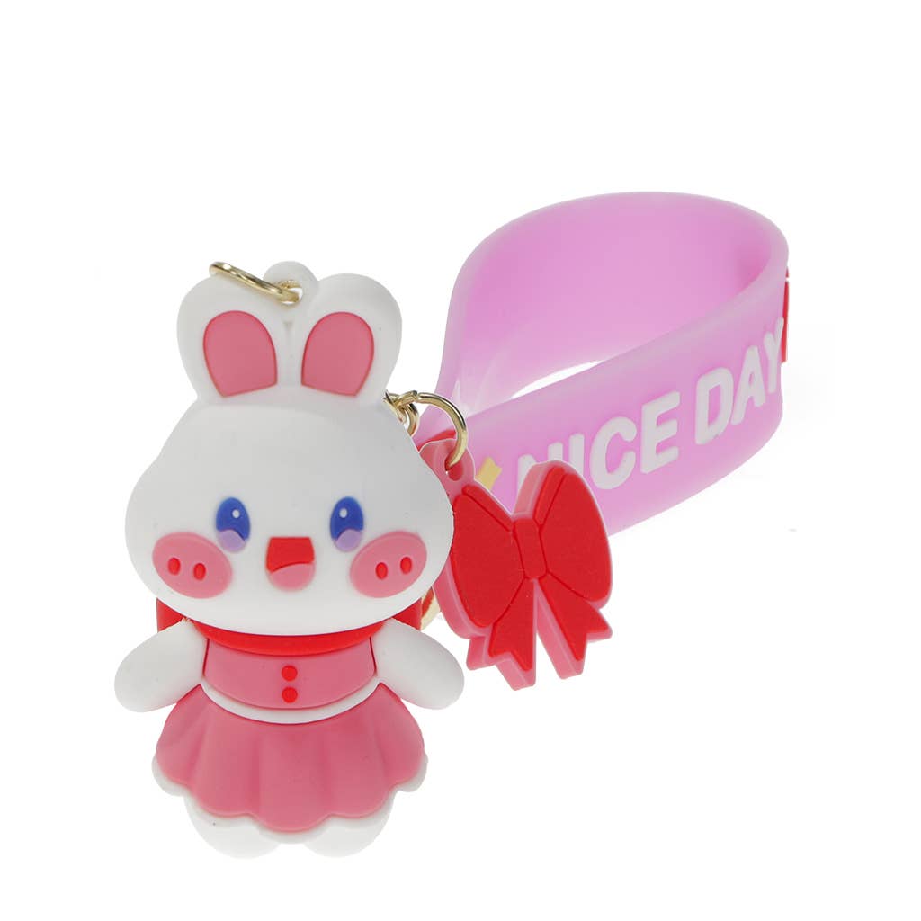Breloque pour sac et porte-clés Lapin – Rex London