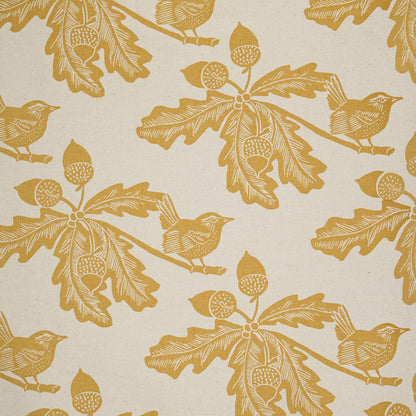 Woodland Leaf Ochre Recycled Cotton Dish Towel
