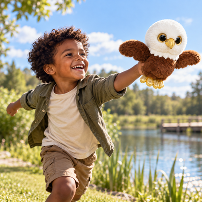 Orbys Aigle chauve en peluche