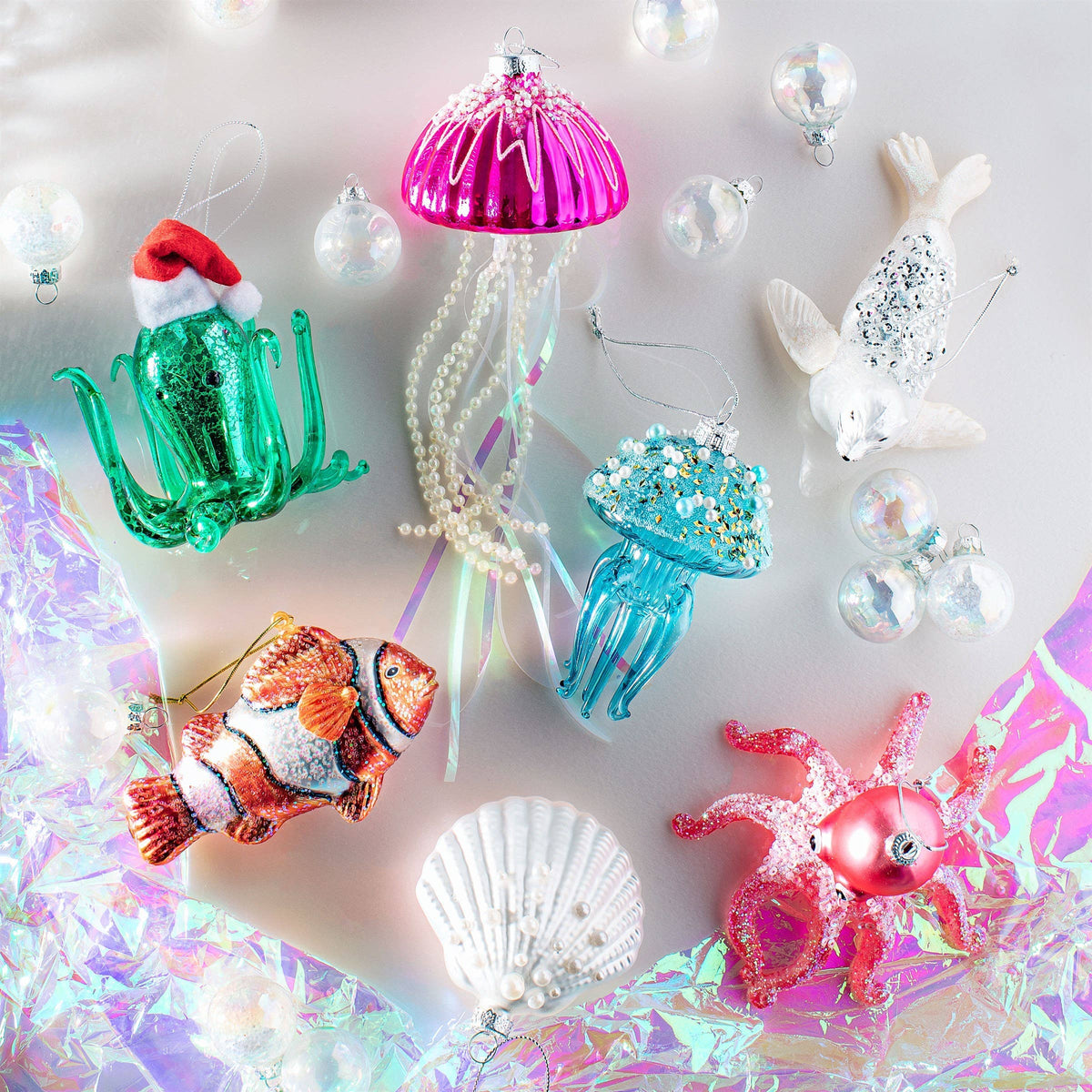 Jellyfish Christmas Ball
