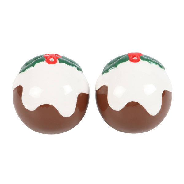Salière et poivrière Pudding de Noël