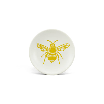 Keychain Trinket Bee Honey Mustard Yellow