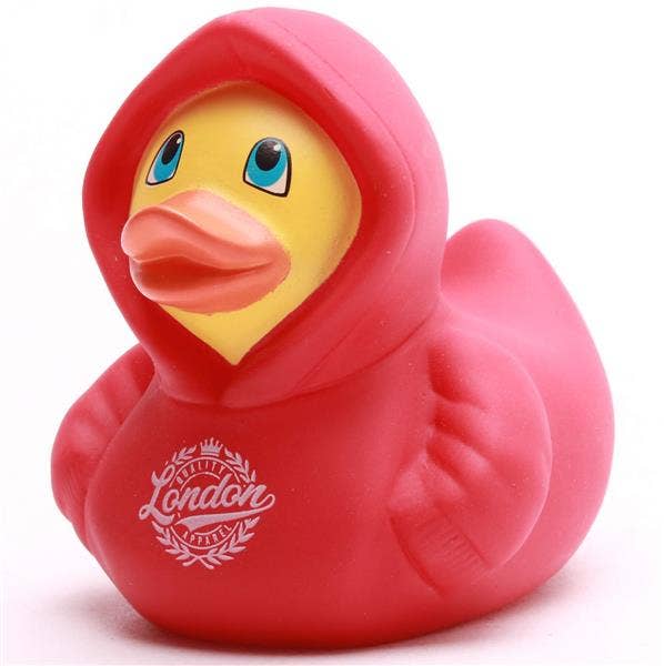 Duck Hoodie London - red