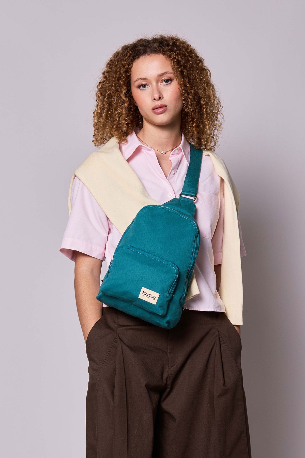 Felix Peacock Blue Sling Bag