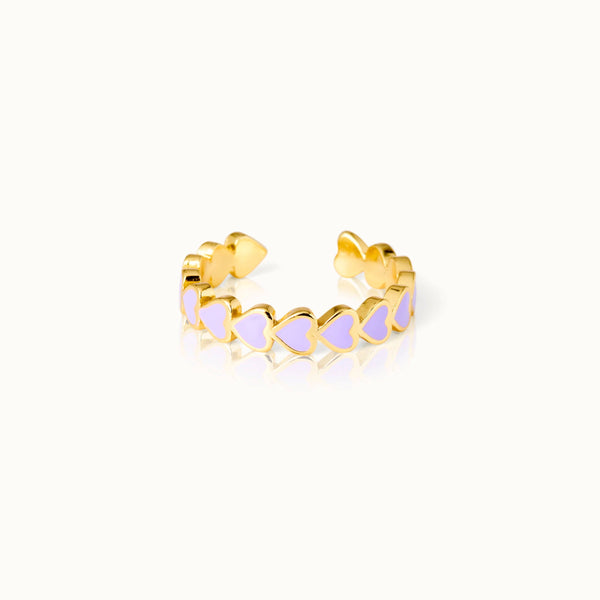 Ring - The Heart Flieder