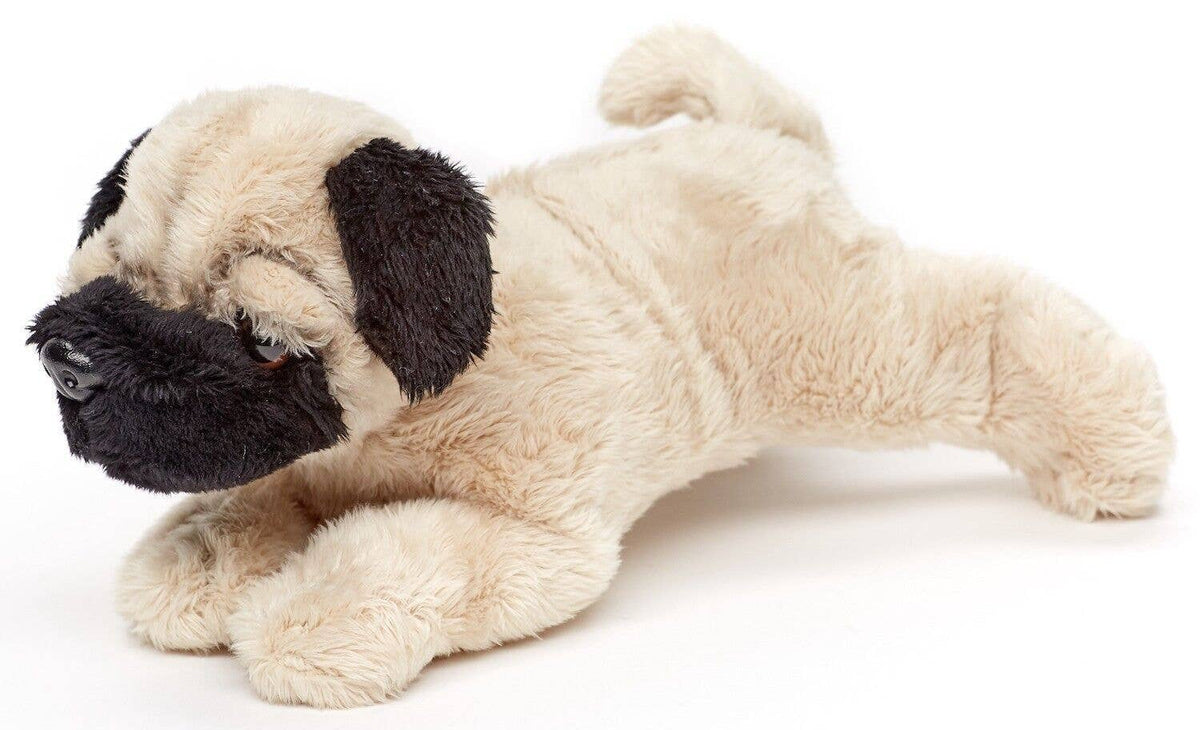 Peluche carlin sans laisse uni