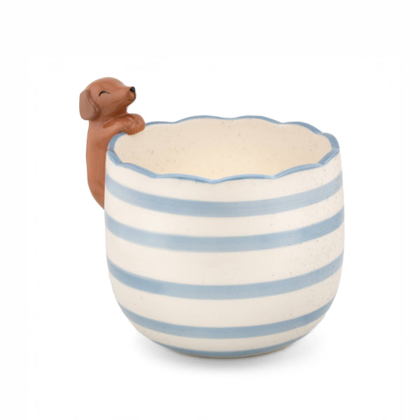 Playful Dachshund Planter