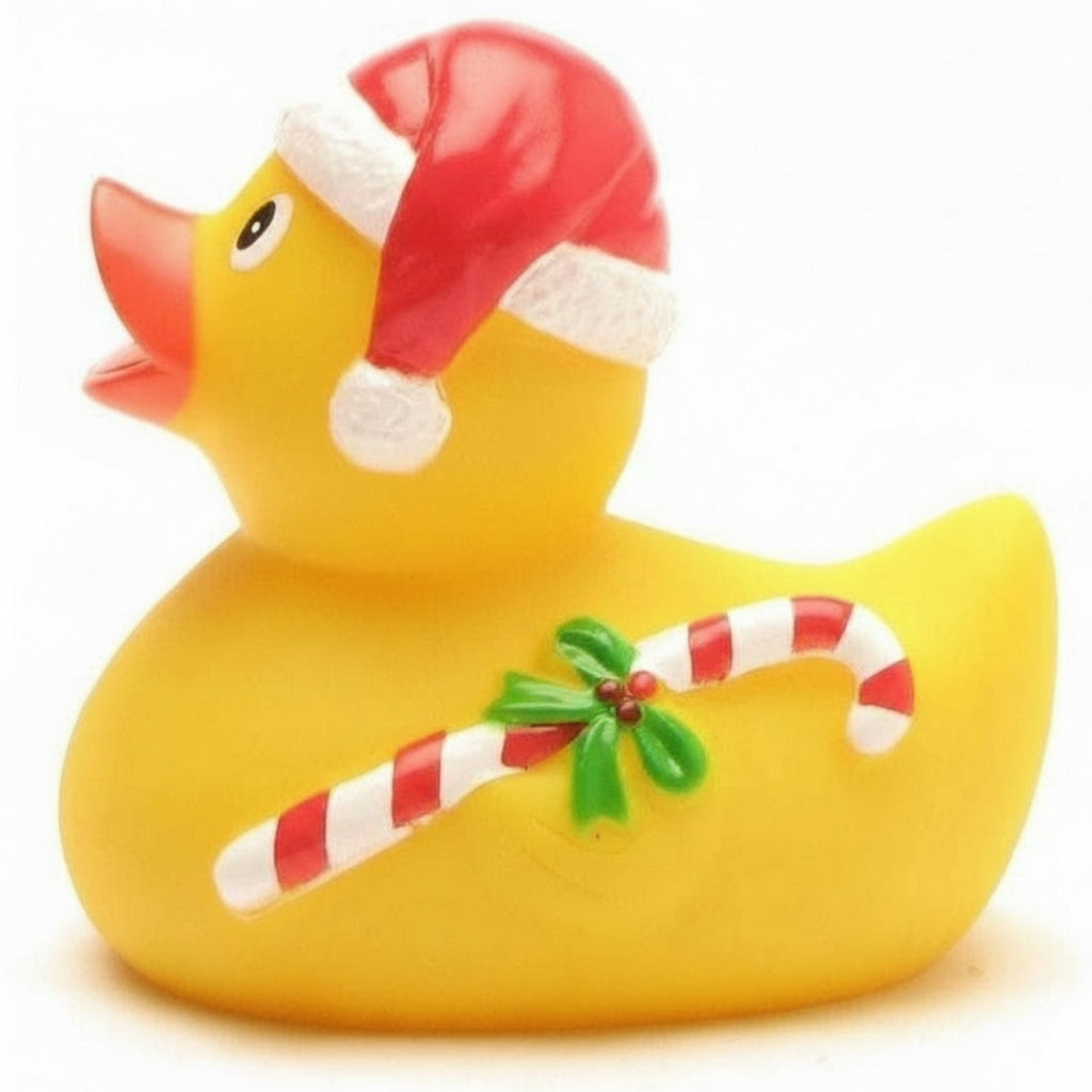 Canard Noël avec canne à sucre