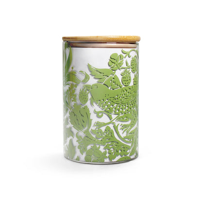 William Morris Sage Green Glass Food Storage Container
