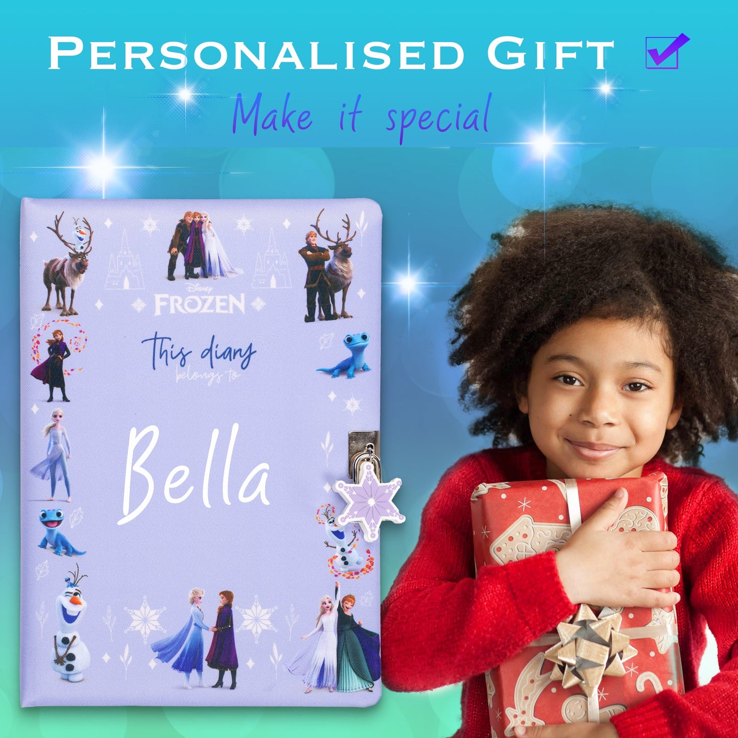 Personalized Secret Diary - Frozen