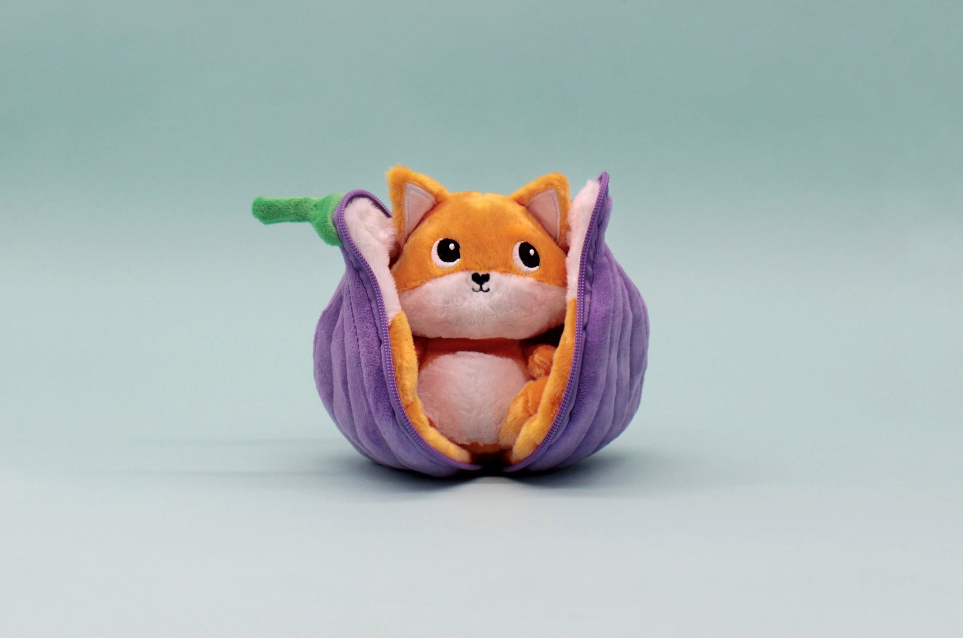Peluche réversible Russet le renard/figue – Flipetz – vue 11
