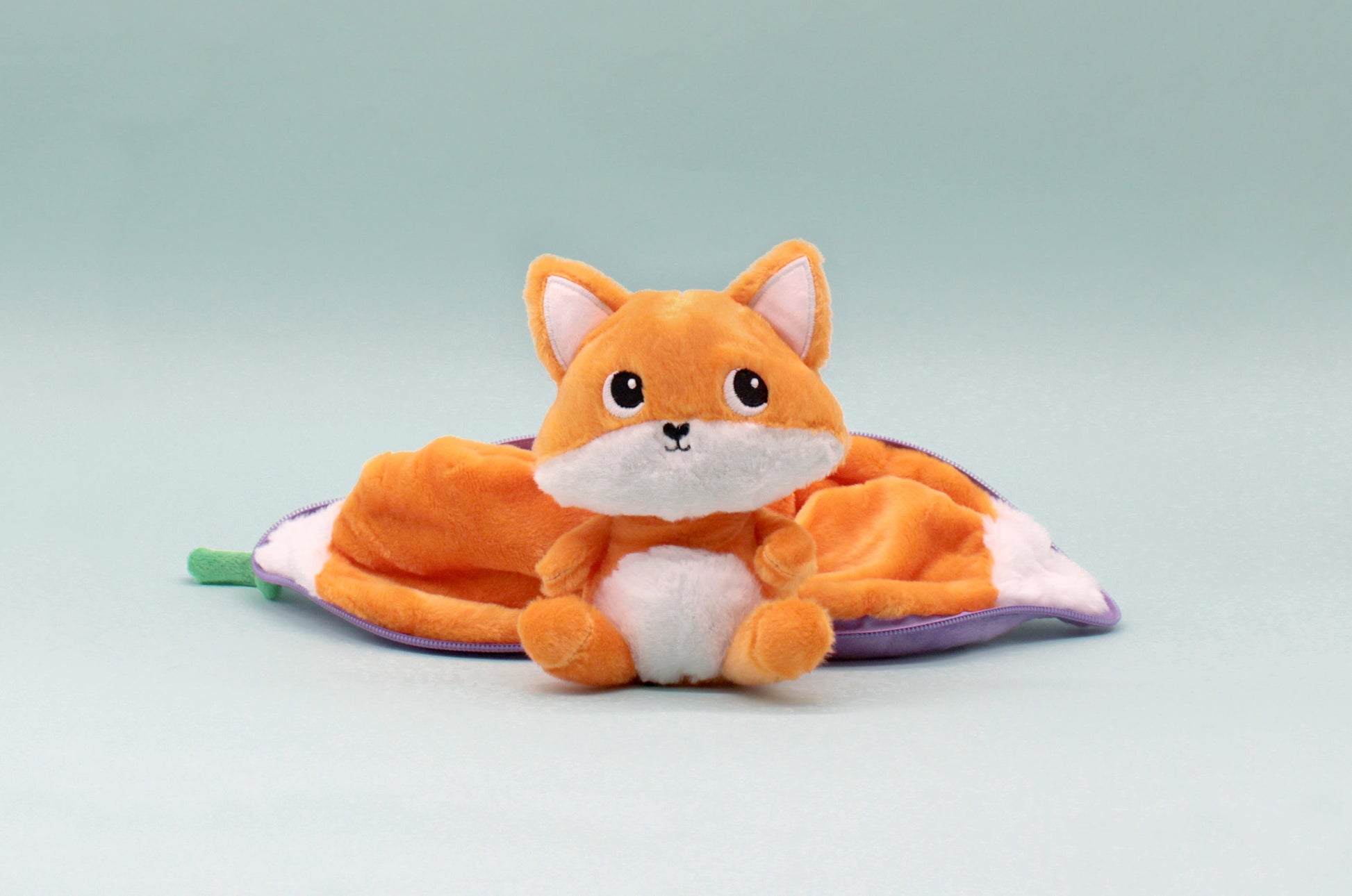 Peluche réversible Russet le renard/figue – Flipetz – vue 12