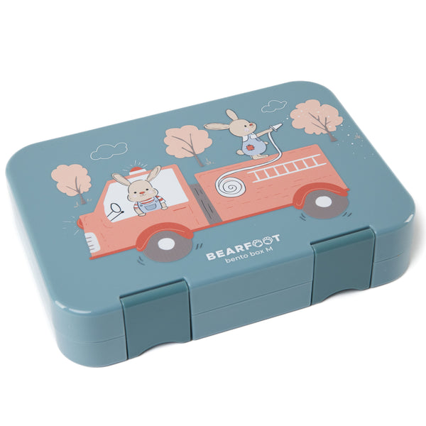 Kids' lunchbox with compartments, lunchbox, bento box - Firefighter