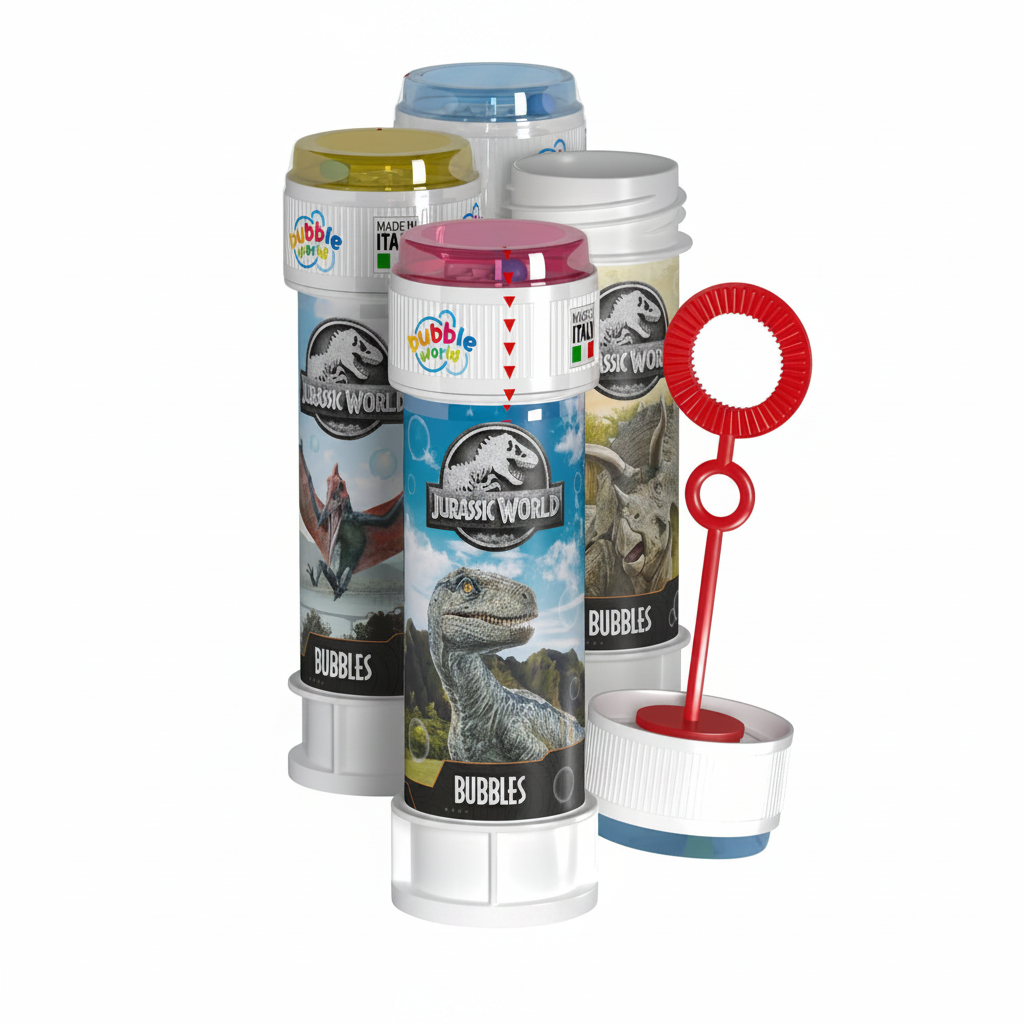 flacon bulles de savon Jurassic World
