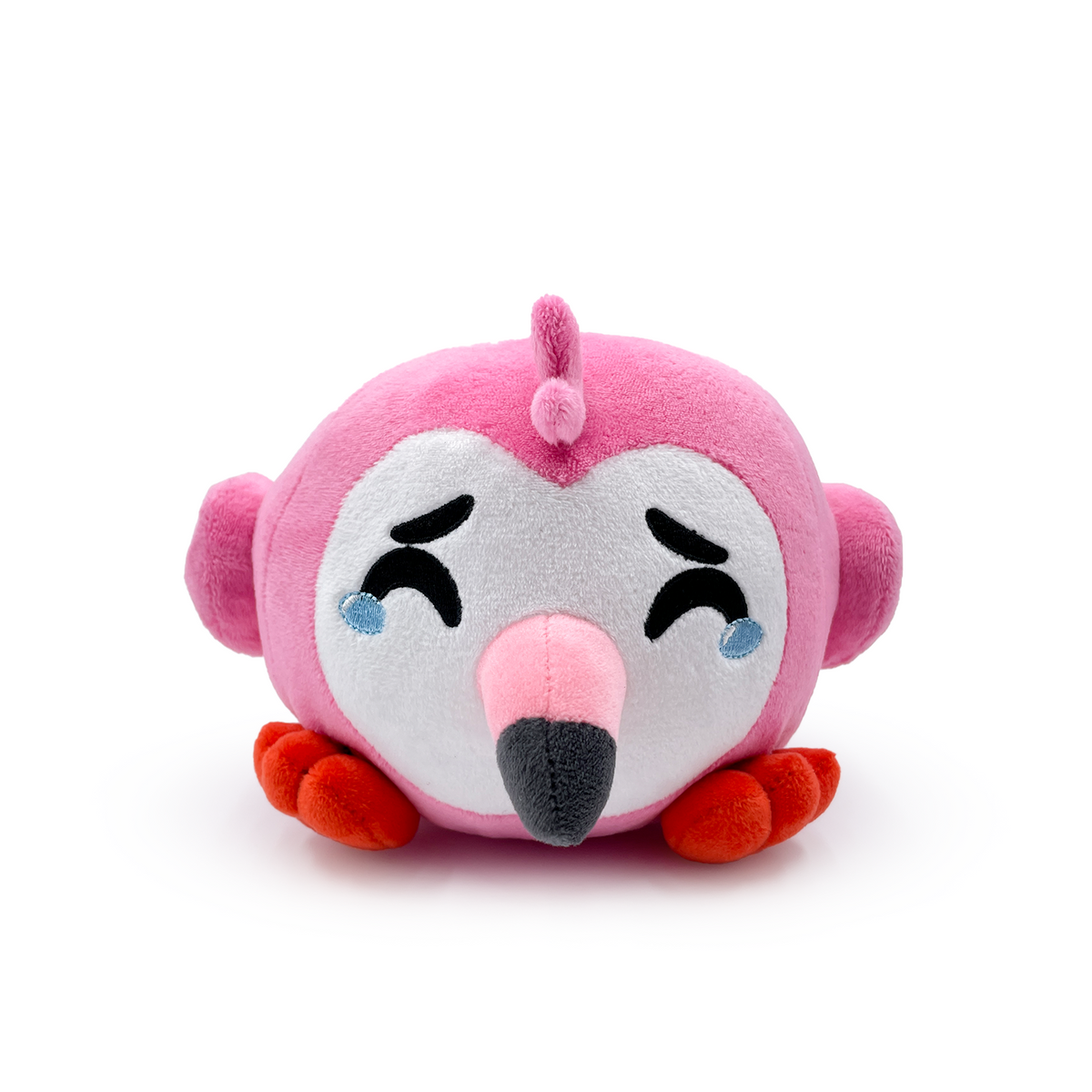 Sad Flamingo Stickie (6in)