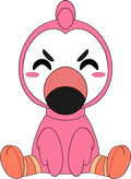 Flamingo Sit (1ft) Plush