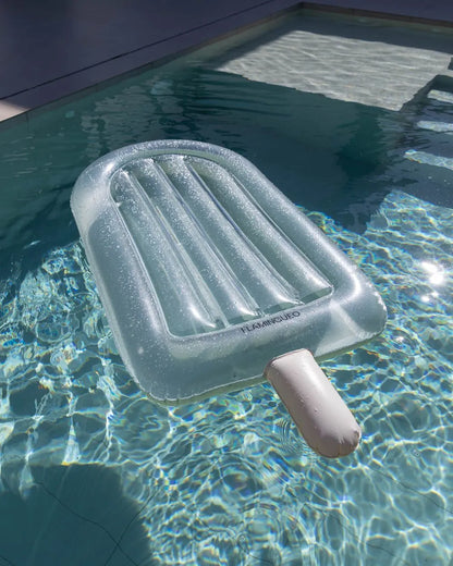 Aqua Blue Glitter Pool Float - MINTY