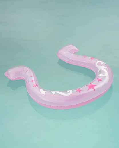 Pink horseshoe float - YEEHAW