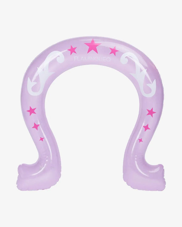 Pink horseshoe float - YEEHAW