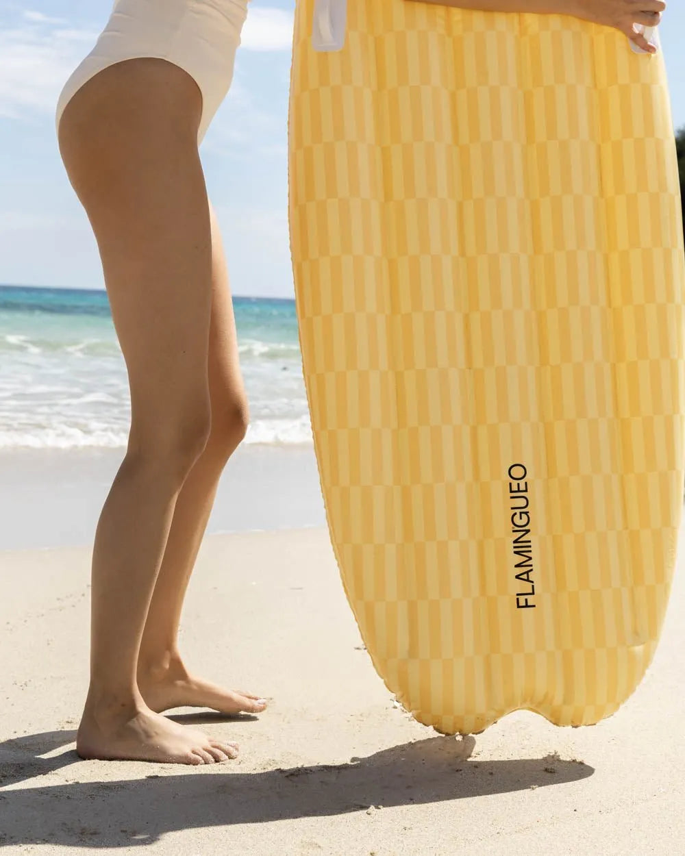 Yellow surfboard float - SANREMO