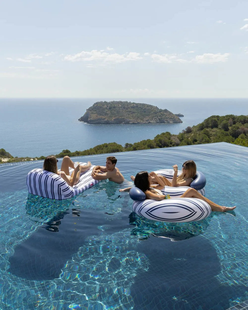 Blue Lounge Raft - MONTECARLO