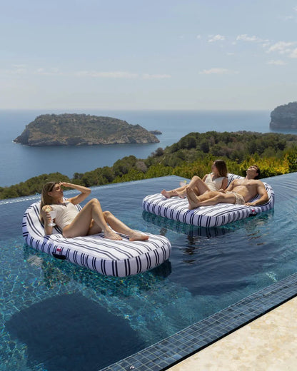 Double Blue Pool Lounger - MÓNACO