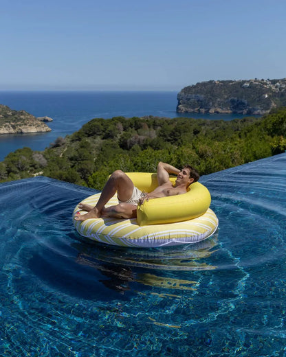Yellow Round Lounge Float - ATLANTA