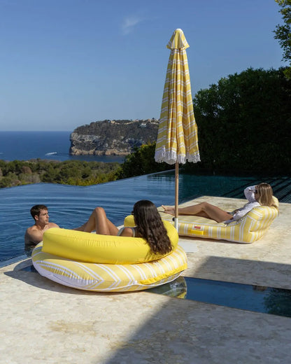Yellow Round Lounge Float - ATLANTA