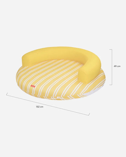 Yellow Round Lounge Float - ATLANTA
