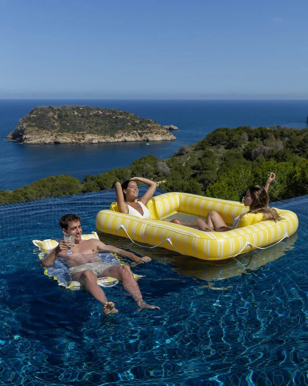 Yellow lounger float - MALTA