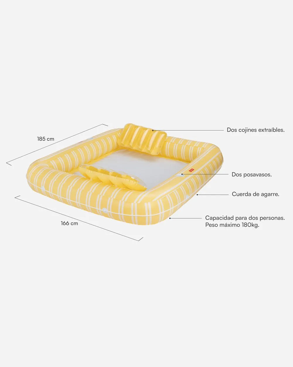 Yellow lounger float - MALTA