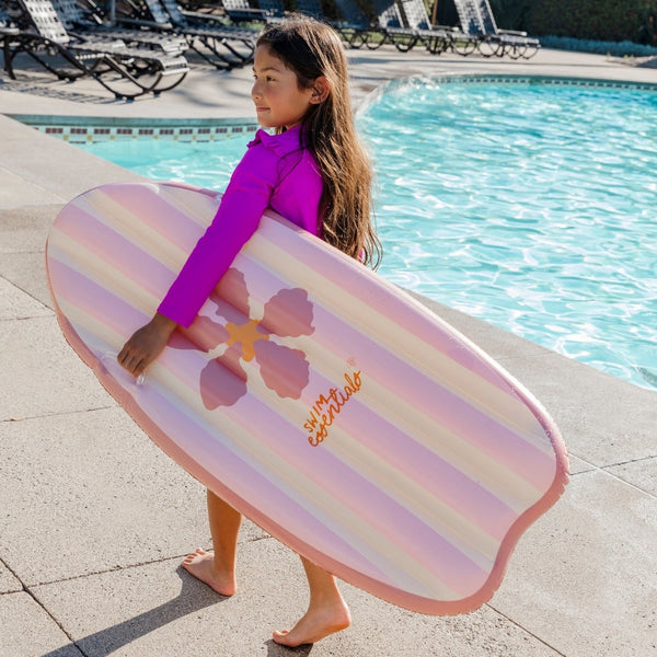 Inflatable Surfboard - Pink - Flower Market