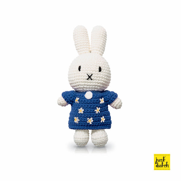 Peluche en Crochet Lapin Miffy - Robe Fleurs