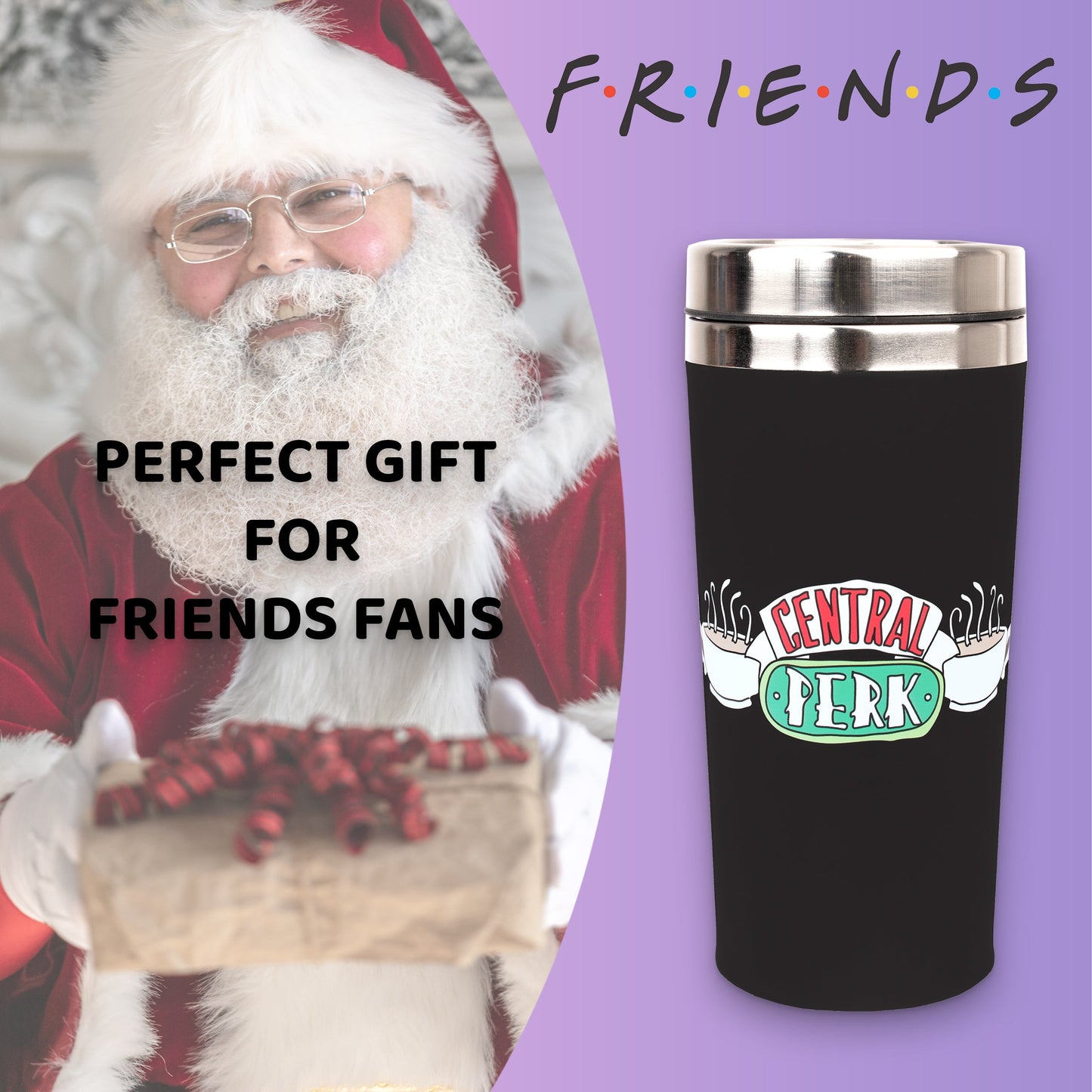 Friends Travel Mug – noir