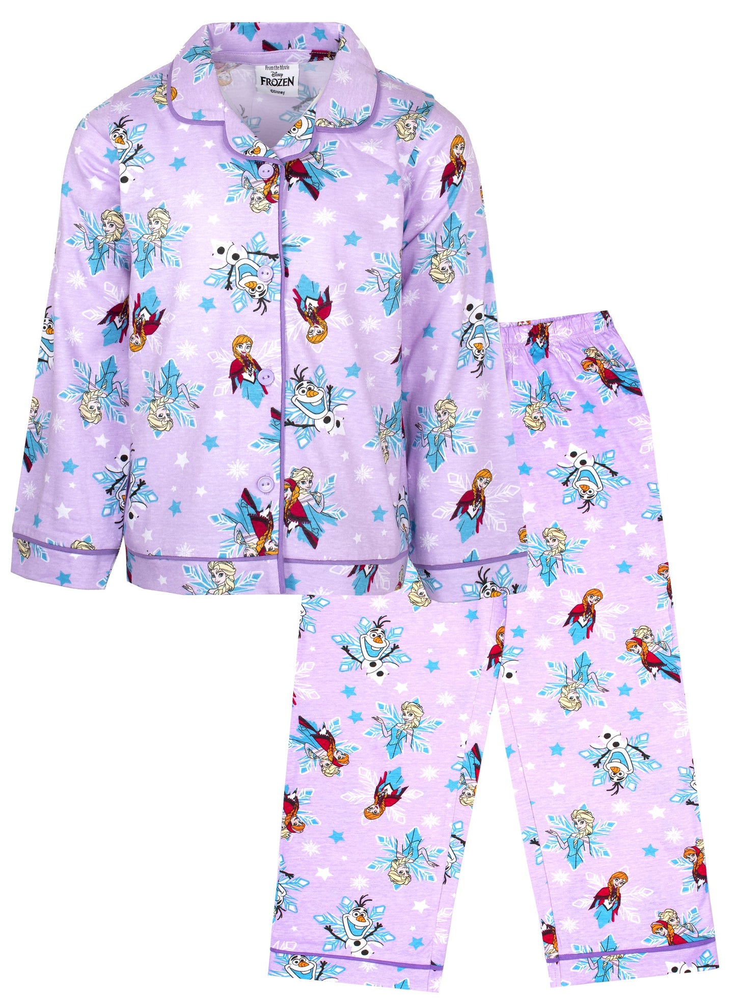 FROZEN Pyjamas with Buttons